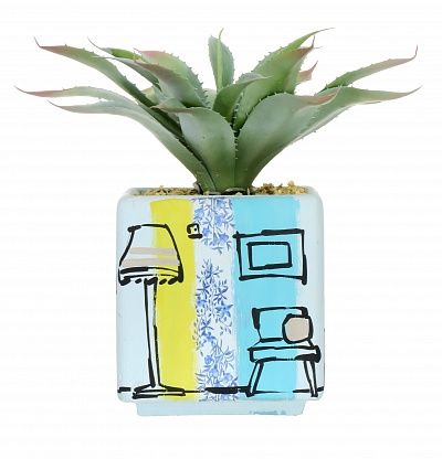 Composition Agave Ford Cachepot Dekollete City available to order 1 piece