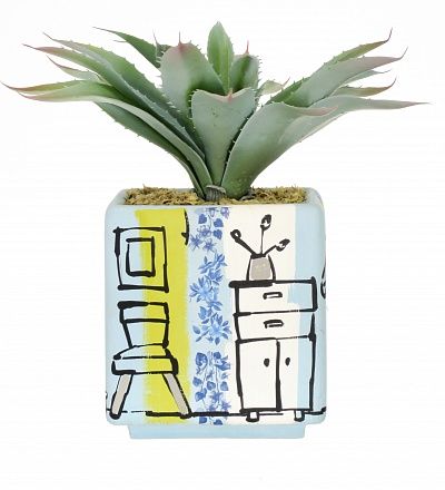 Composition Agave Ford Cachepot Dekollete City available to order 1 piece