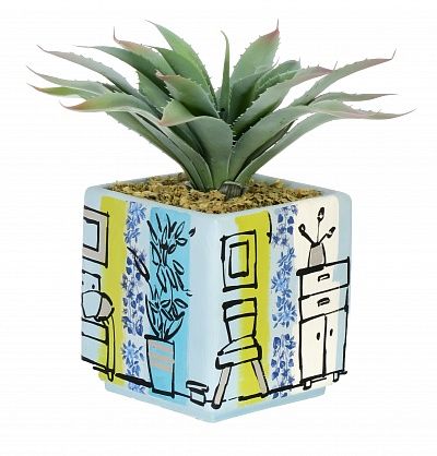 Composition Agave Ford Cachepot Dekollete City available to order 1 piece