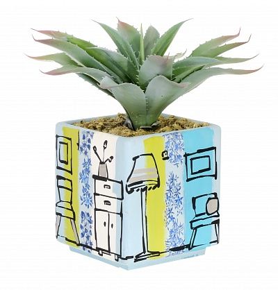 Composition Agave Ford Cachepot Dekollete City available to order 1 piece