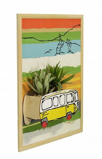 Phytopanno agave Dakka cachepot Dekollete Bus available to order 1 piece