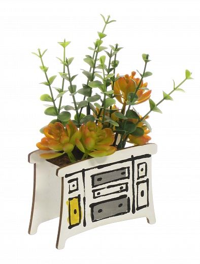 Succulent mix children's dresser available to order 6 pieces